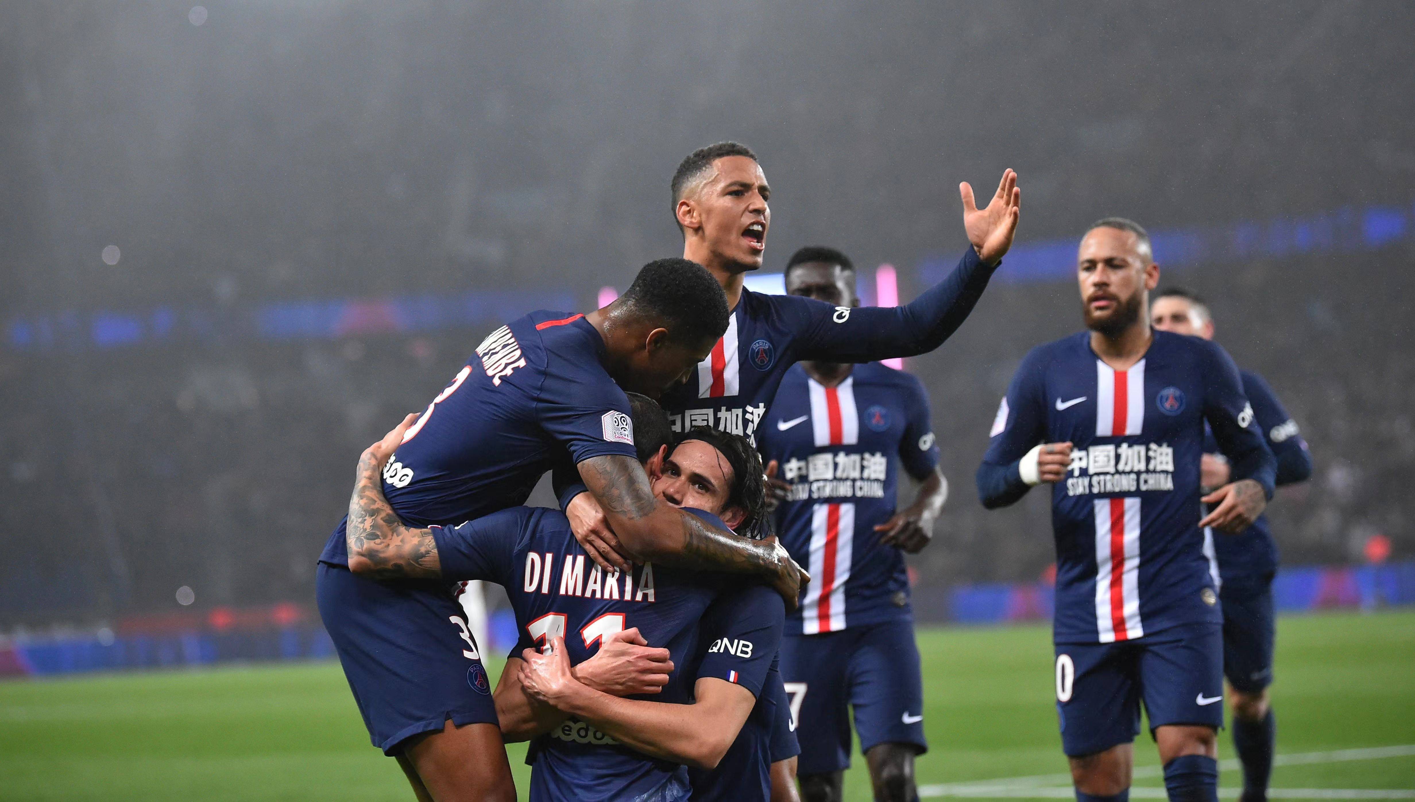 巴黎圣日耳曼球队备战下一轮法国联赛